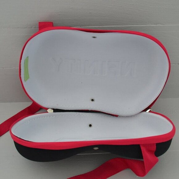 Nifinity Vengeance Pink Black Cheerleading Shoe Bag Zipper Strap Case Size 6.5 - Picture 3 of 5